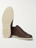 Men's Open Walk Full-Grain Leather Boots brown
