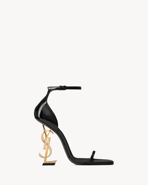 Saint Laurent opyum sandals in patent leather