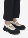 Women's Tread Slick Mary Jane in White/Black