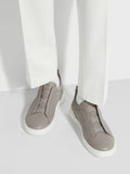 Men's Light Grey Triple Stitch SECONDSKIN Sneakers