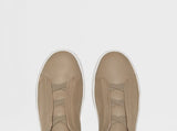 Men's Light Taupe Triple Stitch SECONDSKIN Sneakers brown