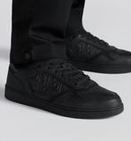 B27 Uptown Low-Top Sneaker Black Grained Calfskin