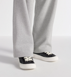 B33 Spin Sneaker Black Smooth Calfskin and Oblique Jacquard