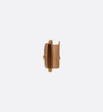 Mini Soft Saddle Bag with Strap Light Gold-Tone