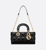 Small Lady Bag Black Cannage Lambskin