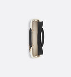 Small Lady Bag Two-Tone Latte and Black Cannage