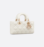 Small Lady Latte Cannage Lambskin