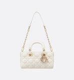 Small Lady Latte Cannage Lambskin