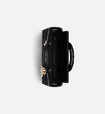 Small Lady Bag Black Patent Cannage Calfskin