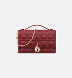 My Top Handle Bag Cherry Red Cannage Lambskin