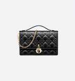 My Top Handle Bag Black Cannage Lambskin