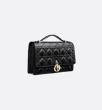 My Top Handle Bag Black Cannage Lambskin