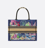 Souvenir Medium Book Tote Natural Raffia and