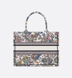 Lucky Medium Book Tote Multicolor Flowers