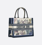 Medium Book Tote Multicolor Pannelli Embroidery