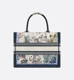 Medium Book Tote Multicolor Pannelli Embroidery