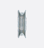 Medium Book Tote White and Celestial Blue Toile de