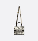 Small Book Tote Latte and Black Zodiac