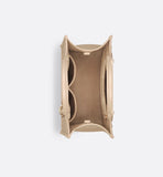 Small Book Tote Powder Beige Macrocannage