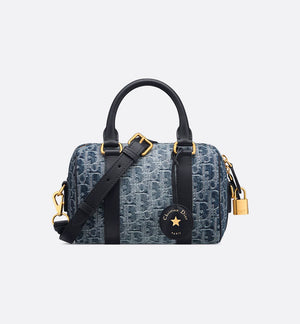 Groove 20 Bag Blue Denim Oblique Jacquard