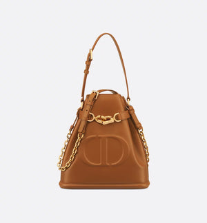 Medium C'est Bag Golden Saddle Embossed Calfskin