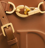 Medium C'est Bag Golden Saddle Embossed Calfskin