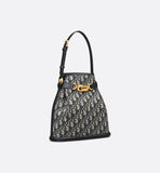 Medium C'est Bag Blue Oblique Jacquard