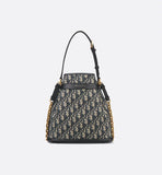 Medium C'est Bag Blue Oblique Jacquard