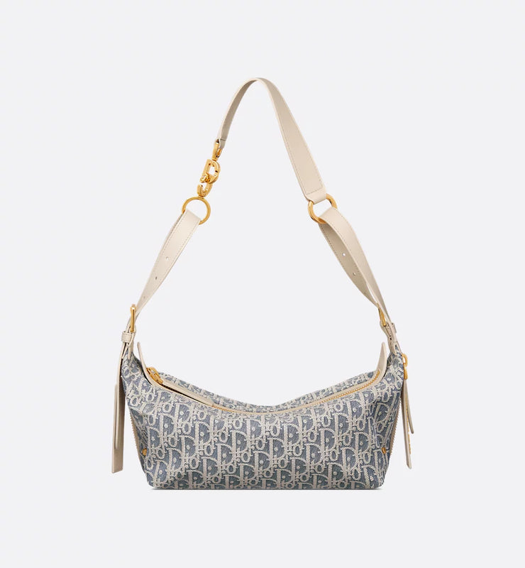 Small Bag Blue Oblique Chambray with