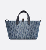 Medium Toujours Bag Blue Denim Oblique