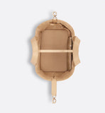 Medium Dior Toujours Bag Biscuit Macrocannage