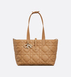 Medium Toujours Bag Light Gold-Tone Macrocannage Calfskin