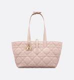Medium Bag Powder Pink Macrocannage Calfskin