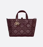 Medium Toujours Bag Plum Macrocannage Calfskin