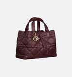 Medium Toujours Bag Plum Macrocannage Calfskin