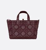 Medium Toujours Bag Plum Macrocannage Calfskin