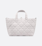 Toujours Bag Soft Gray Macrocannage Calfskin