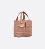 Small Toujours Vertical Tote Bag Dark Pink