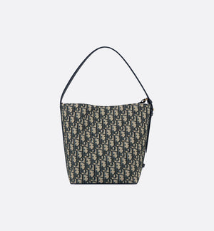 Small star Bucket BagBlue Oblique Jacquard