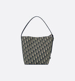 Small star Bucket BagBlue Oblique Jacquard