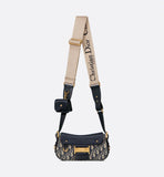 Small Streetchic Bag Blue Oblique Jacquard and