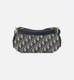 Small Streetchic Bag Blue Oblique Jacquard and