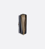 Small 30 Montaigne Pocket Bag Blue Dior Oblique