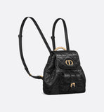 Small Caro Backpack Black Macrocannage