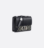 30 Montaigne Bag Blue Oblique Jacquard and