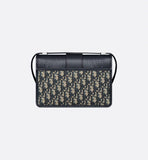 30 Montaigne Bag Blue Oblique Jacquard and