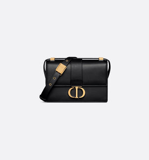 Small 30 Montaigne Bag Black Calfskin