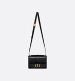 Small 30 Montaigne Bag Black Calfskin