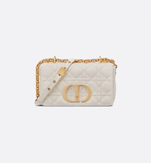 Small Caro Bag Ivory Supple Cannage