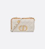 Small Caro Bag Ivory Supple Cannage